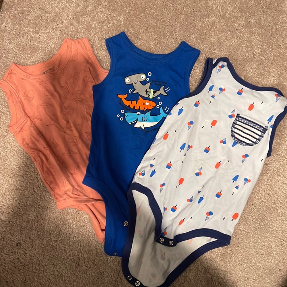 3 Tank Bodysuit Bundle - 18 M